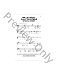 Take Me Home, Country Roads piano sheet music cover